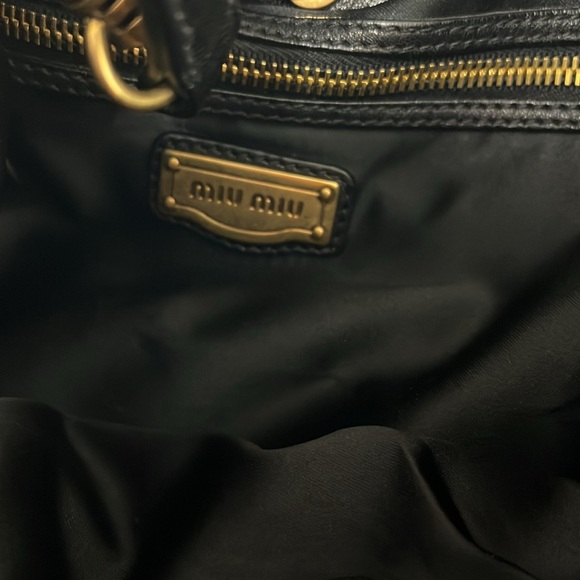 Miu miu Quilted Leather Bag Authentic - Picture 8 of 16